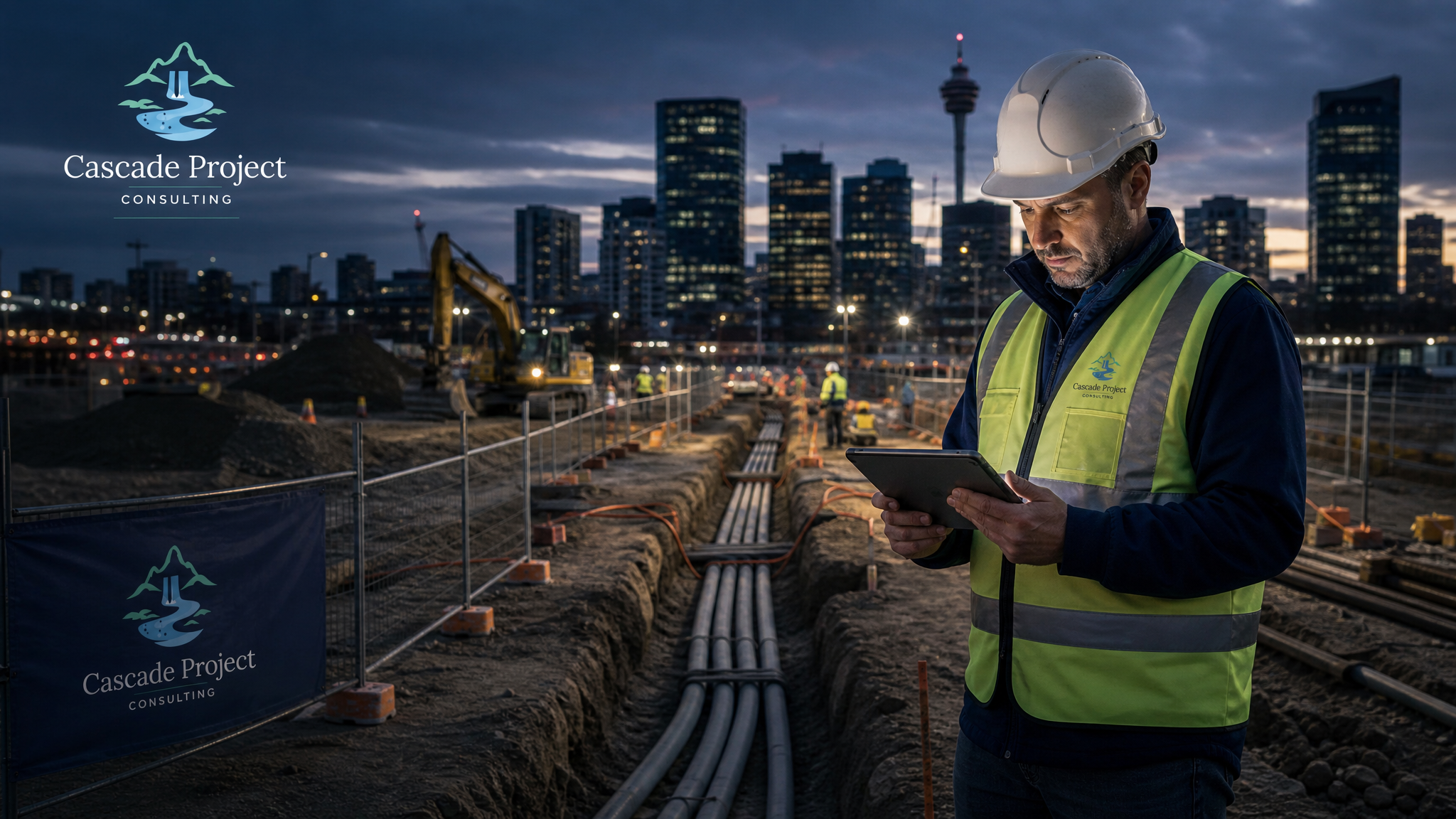 Cascade Project Consulting — fibre construction site